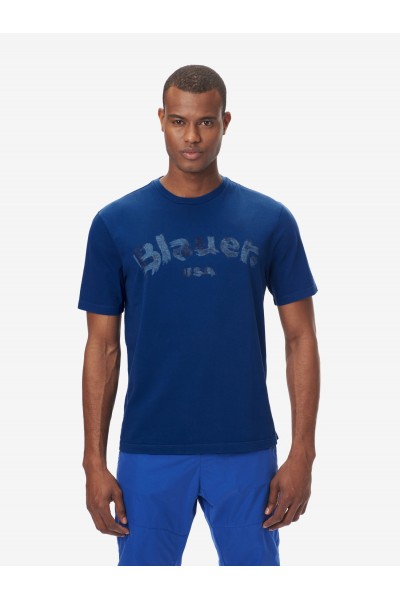 Camiseta azul degradado | Blauer