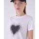Camiseta corazon con strass | Silvian Heach